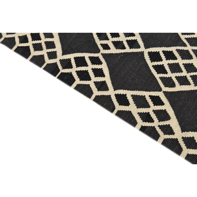 Tapis noir 6x8 Pinkerton