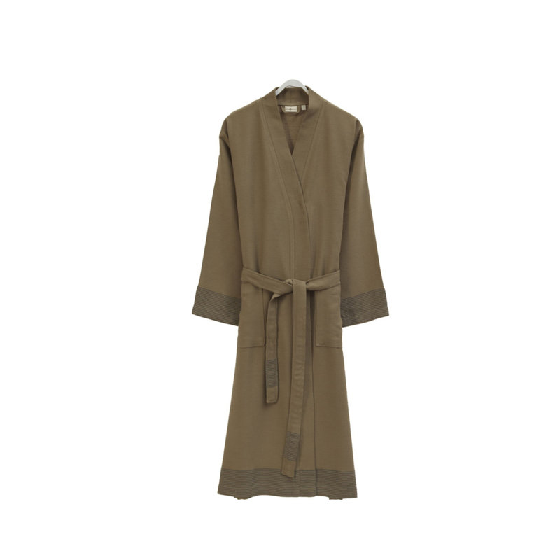 Peignoir mi-mollet Bogdana, L / XL, Brun