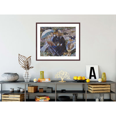 Simplon Pass: The Lesson by John Singer Sargent -Framed Giclee Print