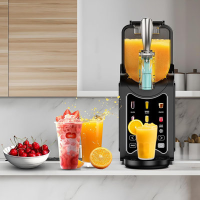 Commercial Slushy Machine 88-oz, Slushy Maker Machine For Home, No Ice Needed, Slushie Machine With Adjustable Smoothie Thickness, Frozen Drink Machine For Smoothies, Frappés, Milkshakes, Cocktails