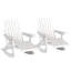 Chaise berçante pliante en PEHD pour l'extérieur Adirondack avec repose-pieds rétractable-2028630736