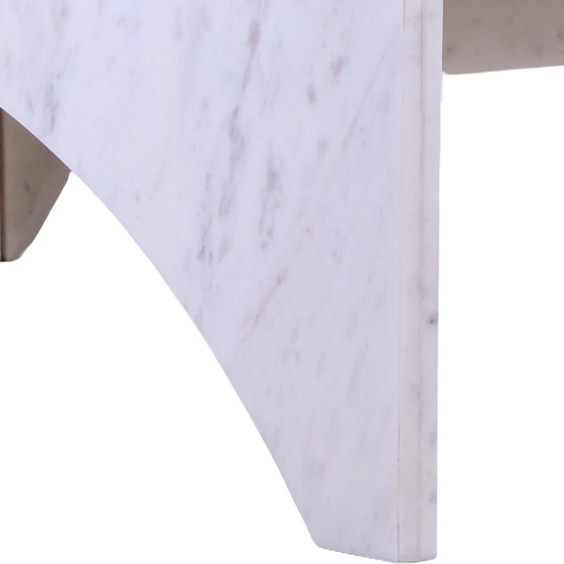 Palermo Marble Coffee Table, White