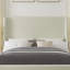 Tête de lit capitonnée tapissée à oreilles, tête de lit en bois massif avec pieds en bois, tête de lit à hauteur réglable de 47 po à 63 po, tête de lit en tissu au design moderne-210071052-210071055
