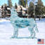 Art de jardin paysages winter wolfs