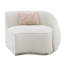 Canapé modulaire Sahara Beige Boucle avec 3 coussins