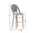 Indoor/Outdoor All-Weather Commercial Paris Chairs with Bamboo Print Frame-130346788-130346795