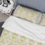 Ensemble de housse de couette à motif ikat doré-715850706