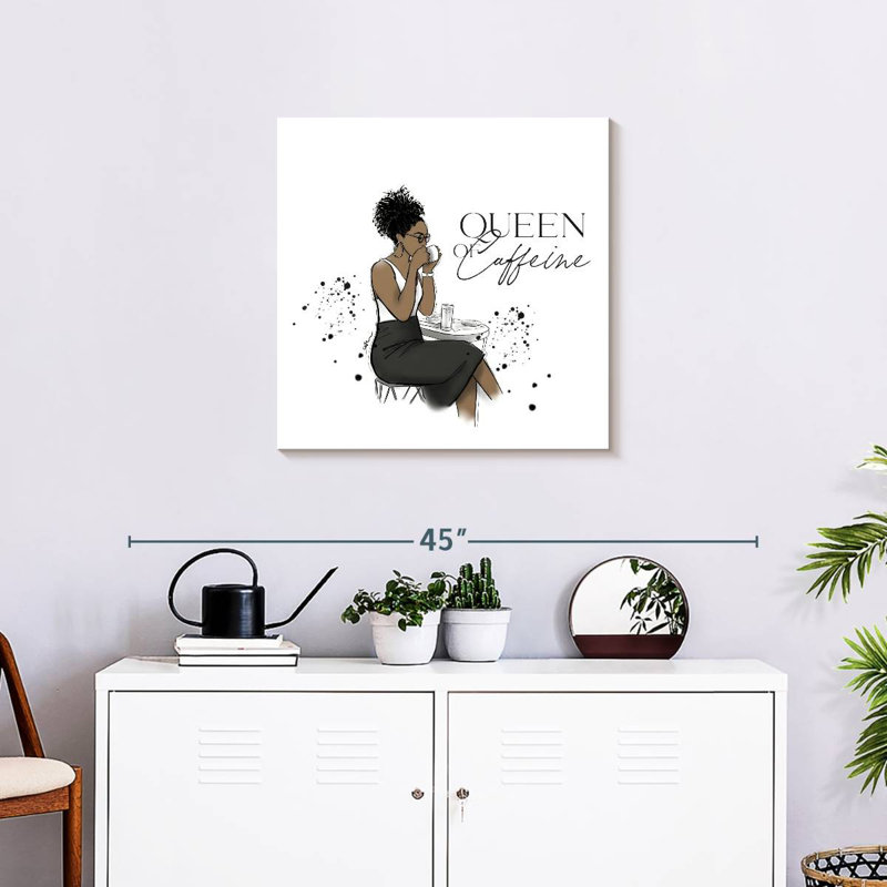 Ketti Queen Caffeine, 24" H x 24" W
