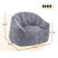 Fauteuil à billes avec accoudoirs et mousse haute densité