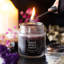 Ensemble de 3 bougies rituelles noires Wicca