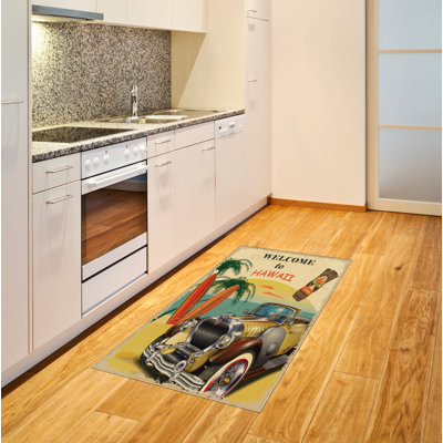 Tapis décoratif coloré en fibres de polyester à haute densité
