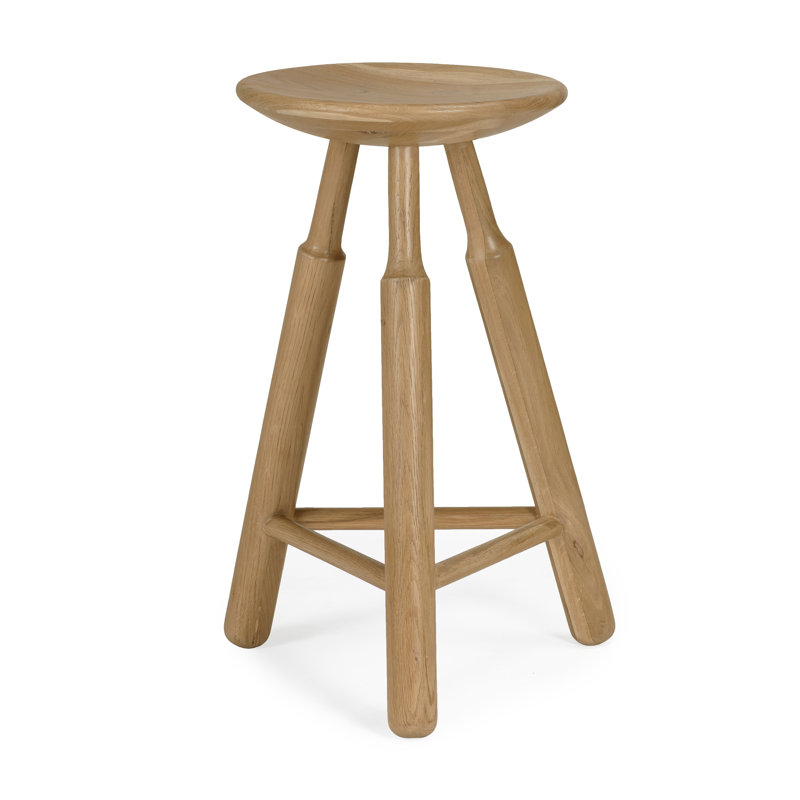 Tabouret de comptoir Finial, Naturel