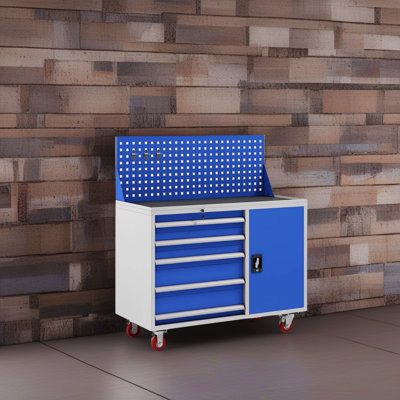 Heavy-Duty Tool Cabinet – Extra Thick Steel Workshop Storage for Industrial Tools