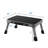 1-Step 330Lbs Capacity Folding Metal Step Stool, Portable Step Ladder, Non-Slip, Sturdy