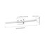 Barre d'éclairage de salle de bain 1 lumière DEL Alfonza-2123785318-2056703690-2061077005