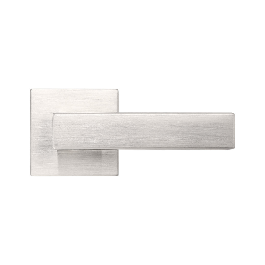 Passage Door Lever with Square Rosette Heavy Duty Solid Levers Probrico 