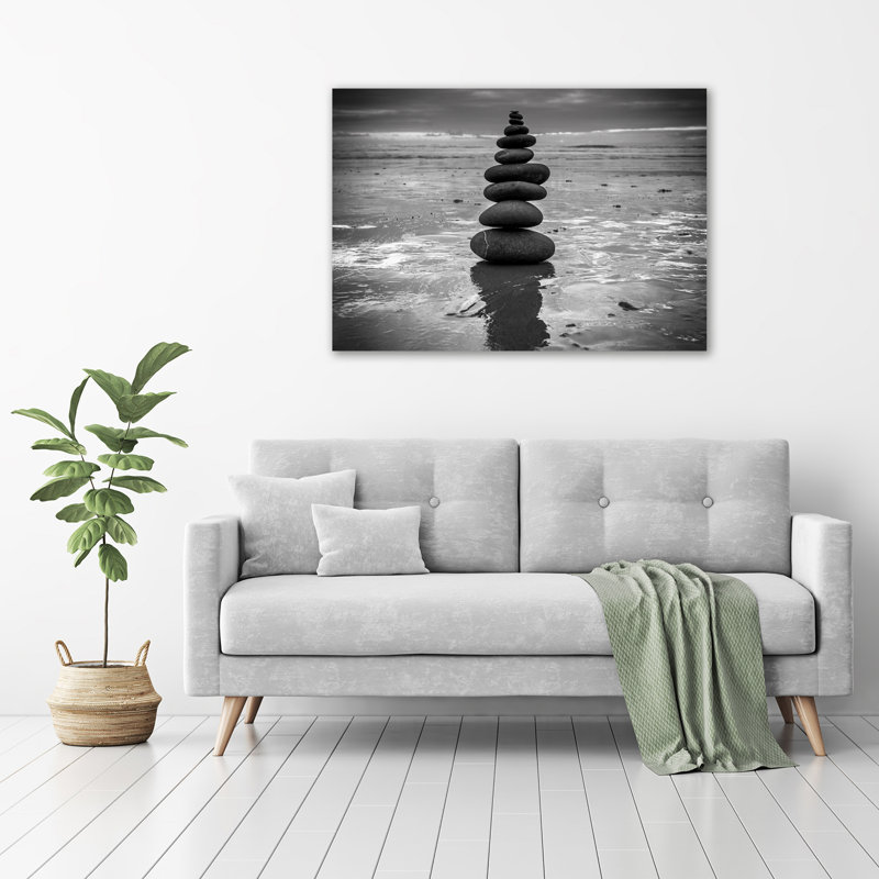 Balance Stones - Wrapped Canvas Print