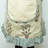  Handmade Block Print Apron – Floral Charm in Natural Linen Blend, Amitabh, Gray