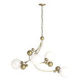 Sprig 4 - Light Unique/Statement Geometric Chandelier