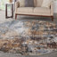 Tapis multicolore abstrait lavable à la machine Pritt-669301959