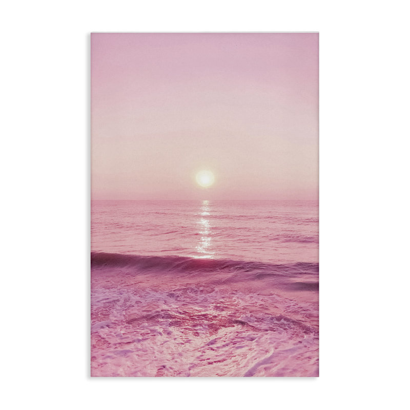 «Peachy Pink Sunset» par Nataly White, H 24 po x l 16 po