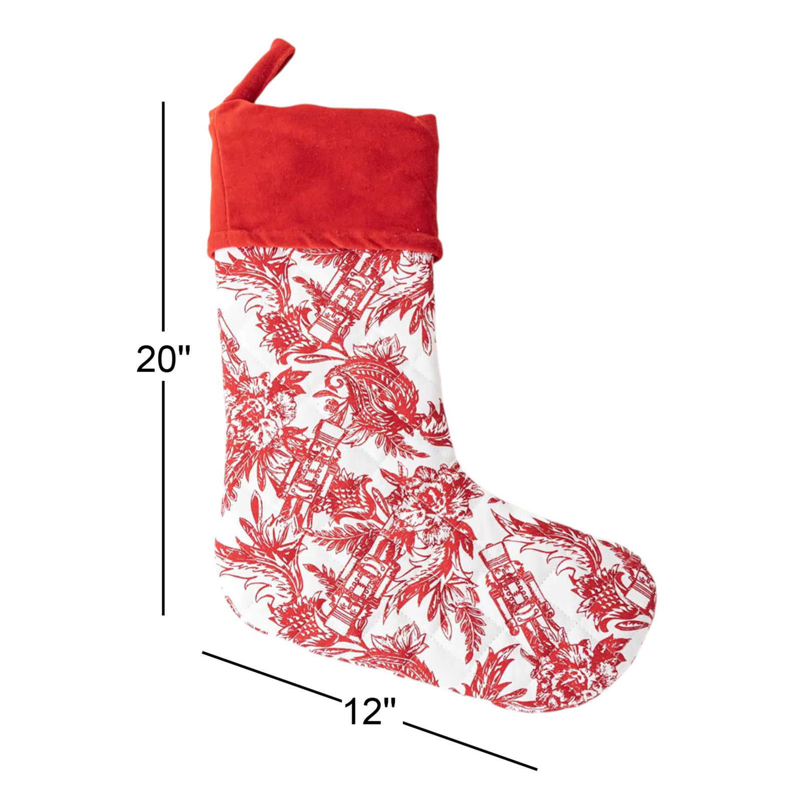 The Holiday Aisle® Quilted Stocking