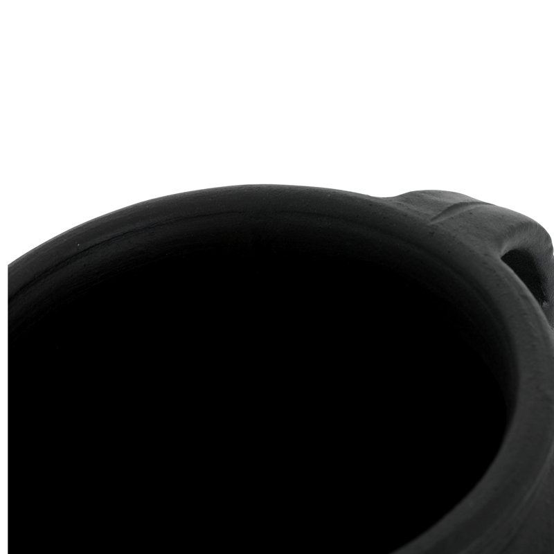 Jovi Vase Black Terracotta