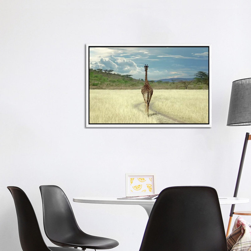 Until I Get There by Ben Heine - Print on Canvas, 101.6 cm H x 66.04 cm W, White Framed
