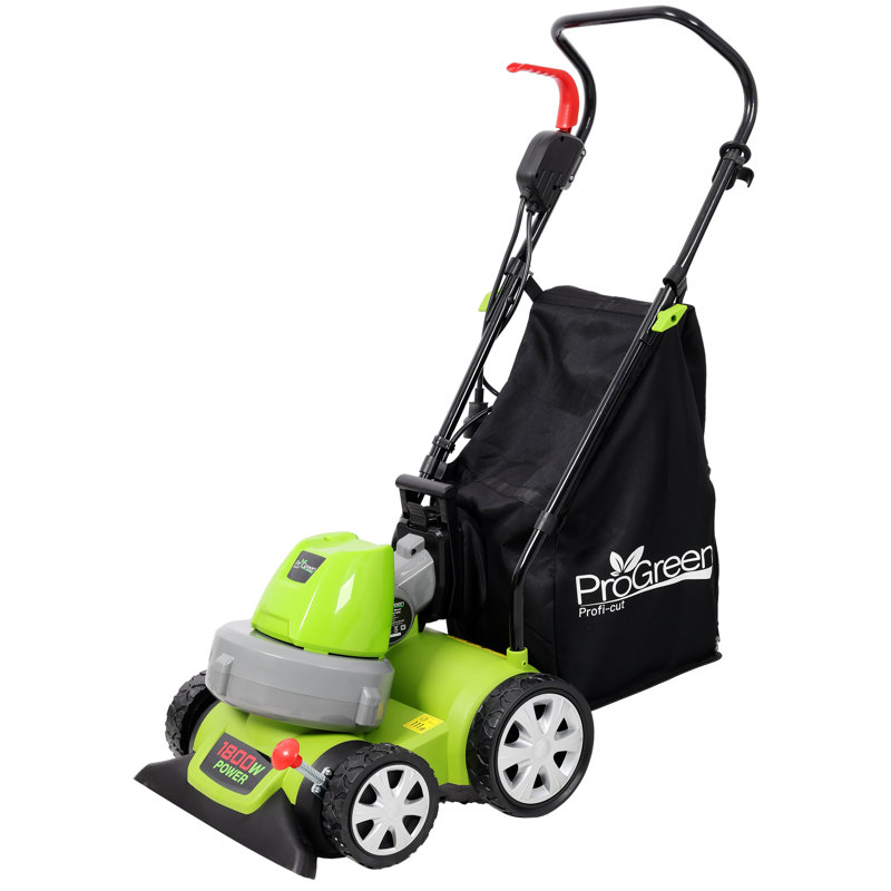 Aspirateur-broyeur à feuilles 3 en 1, nettoyeur de jardin multifonctionnel vert avec grand sac en toile, déchiqueteuse à feuilles efficace pour l'entretien de la cour extérieure