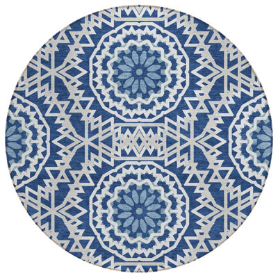 Kawon Geometric Indoor / Outdoor Rug