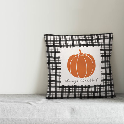  Always Thankful Throw Pillow Cover
