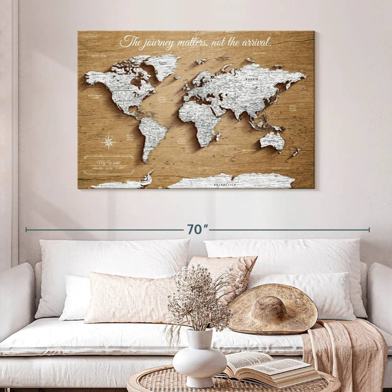 My World - punaise Alvertia III, H 32 po x l 48 po
