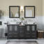  Ensemble de meuble-lavabo double 60 "avec miroir 60"-23188983