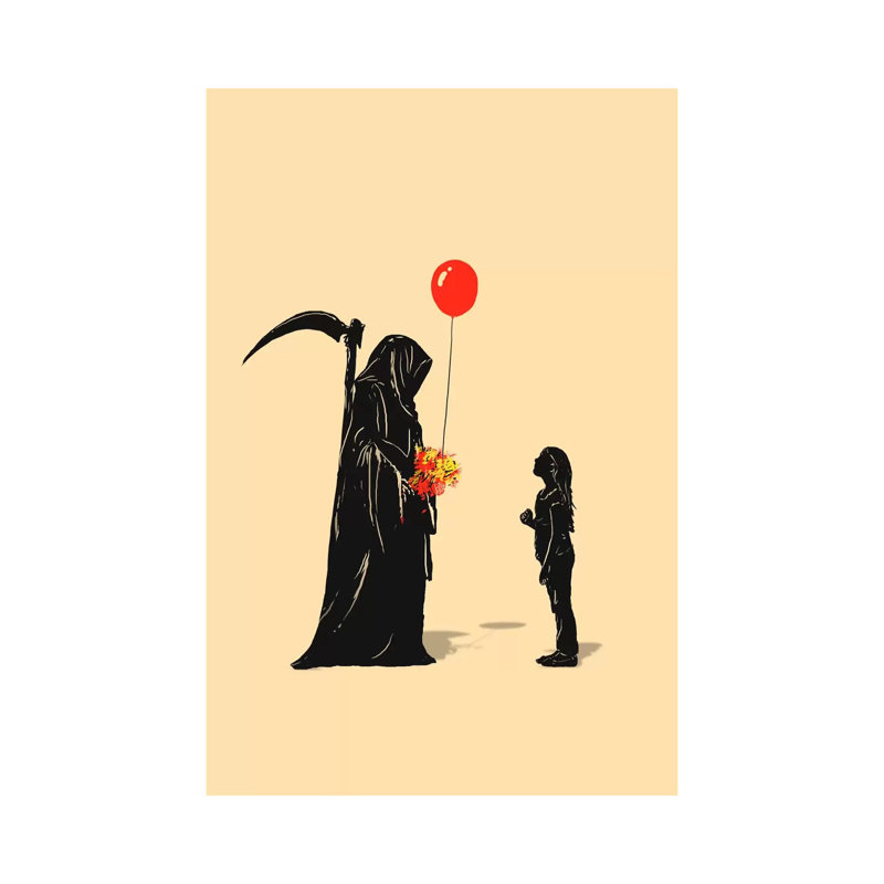 Gift by Nicebleed - Print on Canvas, 66.04cm H x 45.72cm W x 3.81cm D, Wrapped Canvas