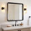 1-Light Solid Brass LED Wall Mounted Sconce With Alabaster Shade(Bulbs Included)-801806946