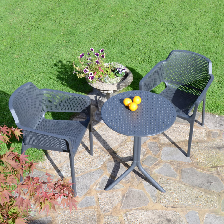 Byrge Round 2 - Person 601cm Long Bistro Set