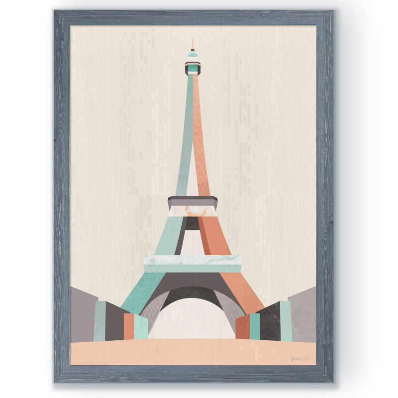 « graphicing architecture ii » par paul cezanne-image-cadre de dessin, Cadre de toile gris, H 24 po x l 18 po x P 1,25 po
