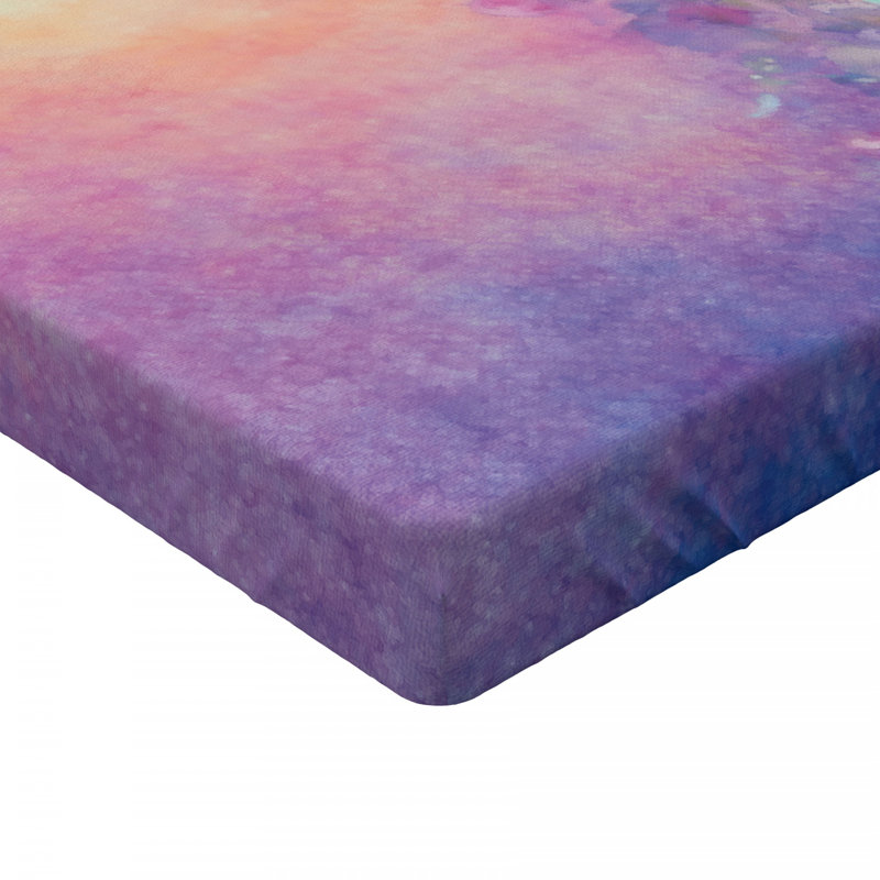 Microfiber Abstract Fitted Sheet, Twin XL Fitted Sheet