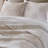 3-Piece Full/Queen Quilt Mini Set,Tan/Gray