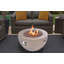 Ahtziry Round Polyresin Propane Smokeless Fire Pit
