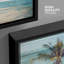Panneau de bord de mer effet de plage tropical palmier océan numérique moderne Art Decor floral botanique-101090939-101090942