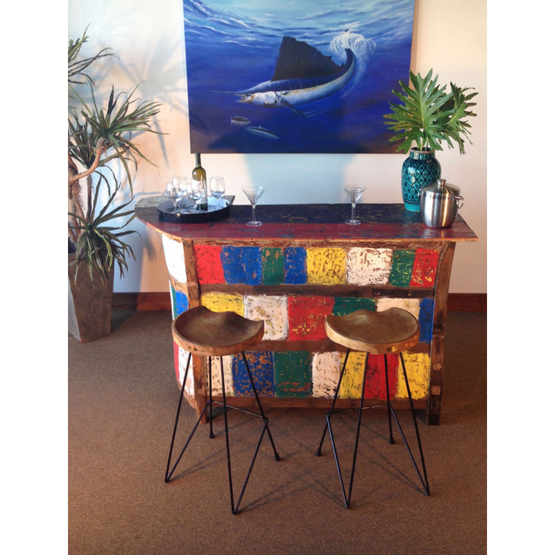 Counter Stool with Metal Frame
