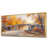 Toile avec cadre flottant or