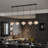 Bangor 40-inch 5-light Kitchen Island Pendant Light Yellow Travertine-1168581719-1163735759