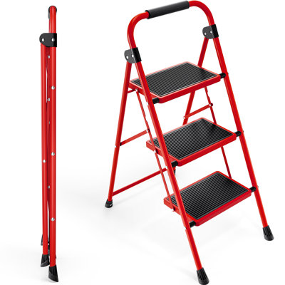3 - Step Steel Folding Step Ladder