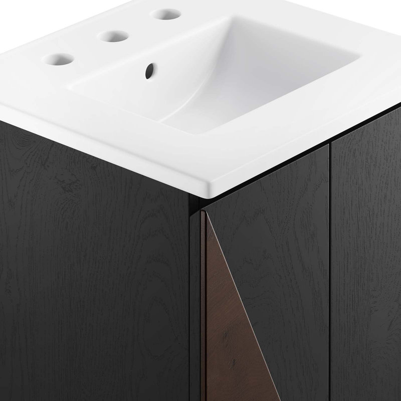 Modway Alchemist 18" Single Bathroom Vanity Set, White