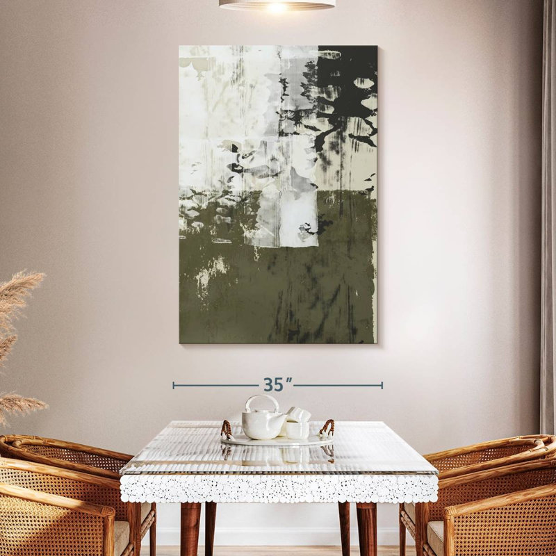 Avery Reflections In Sage I, 51" H x 34" W