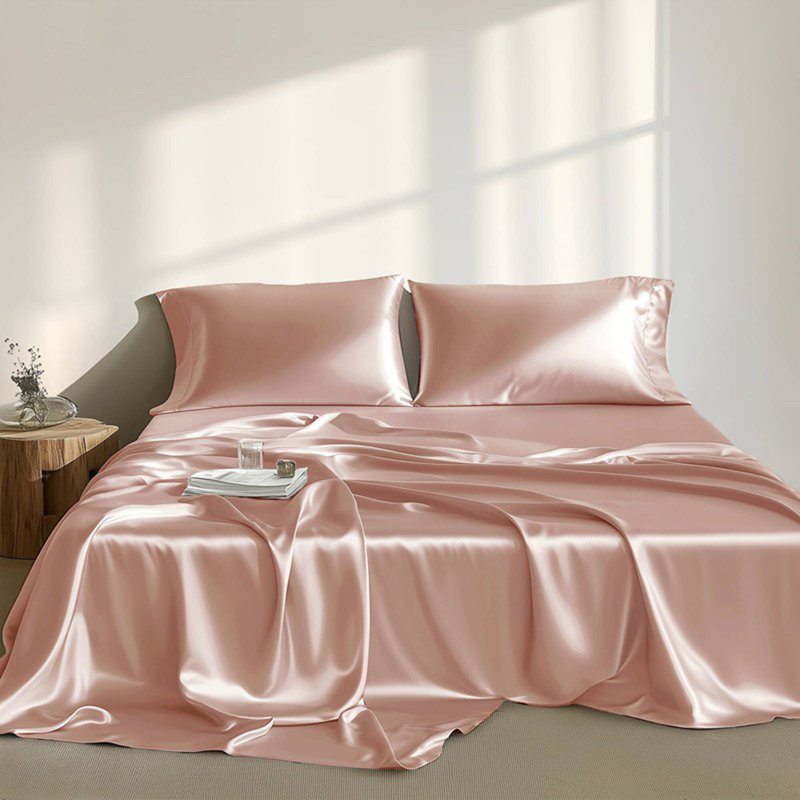 Soft Bedding Sets, Twin Duvet Cover +  4 Additional Pieces, Blush
