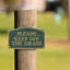 Please Keep Off Grass Garden Sign