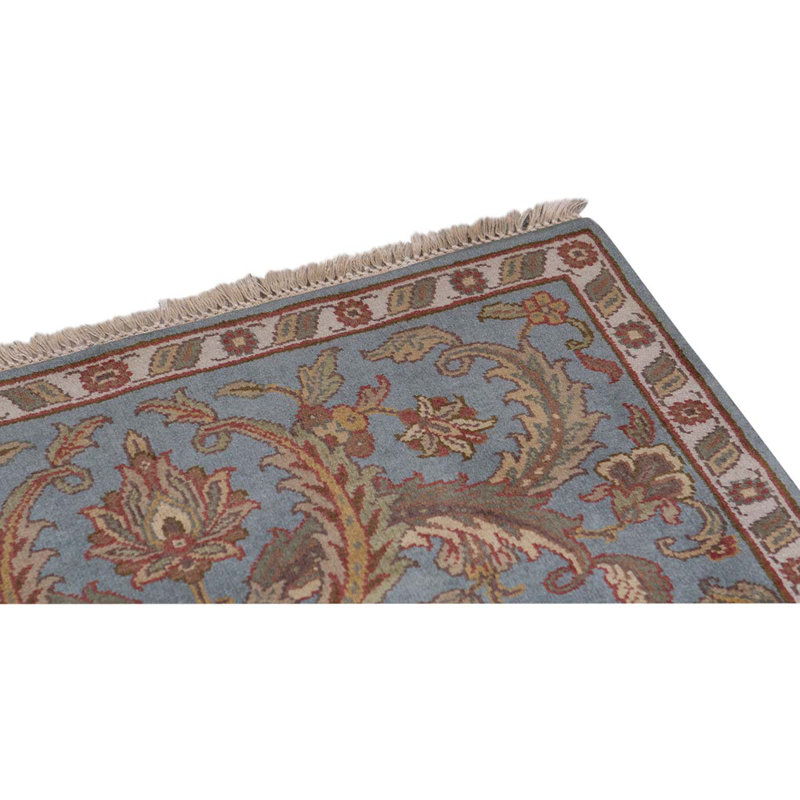 Hand Woven Wool Floral Area Rug